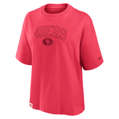 San Francisco 49ers Arch Boxy Women's Nike NFL T-Shirt. Nike.com